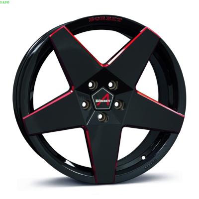 BORBET_black-red-glossy BORBET_black-red-glossy